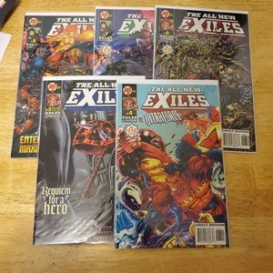 Comics The All New Exiles 4, 5, 6, 7, 8 Malibu Comics